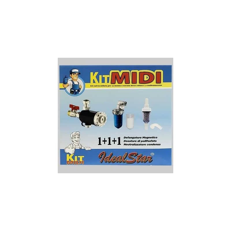KIT SOTTOCALDAIA MIDI DEFANGATORE MAGNETICO NEUTRALIZZATORE CONDENSA DOSATORE - 3