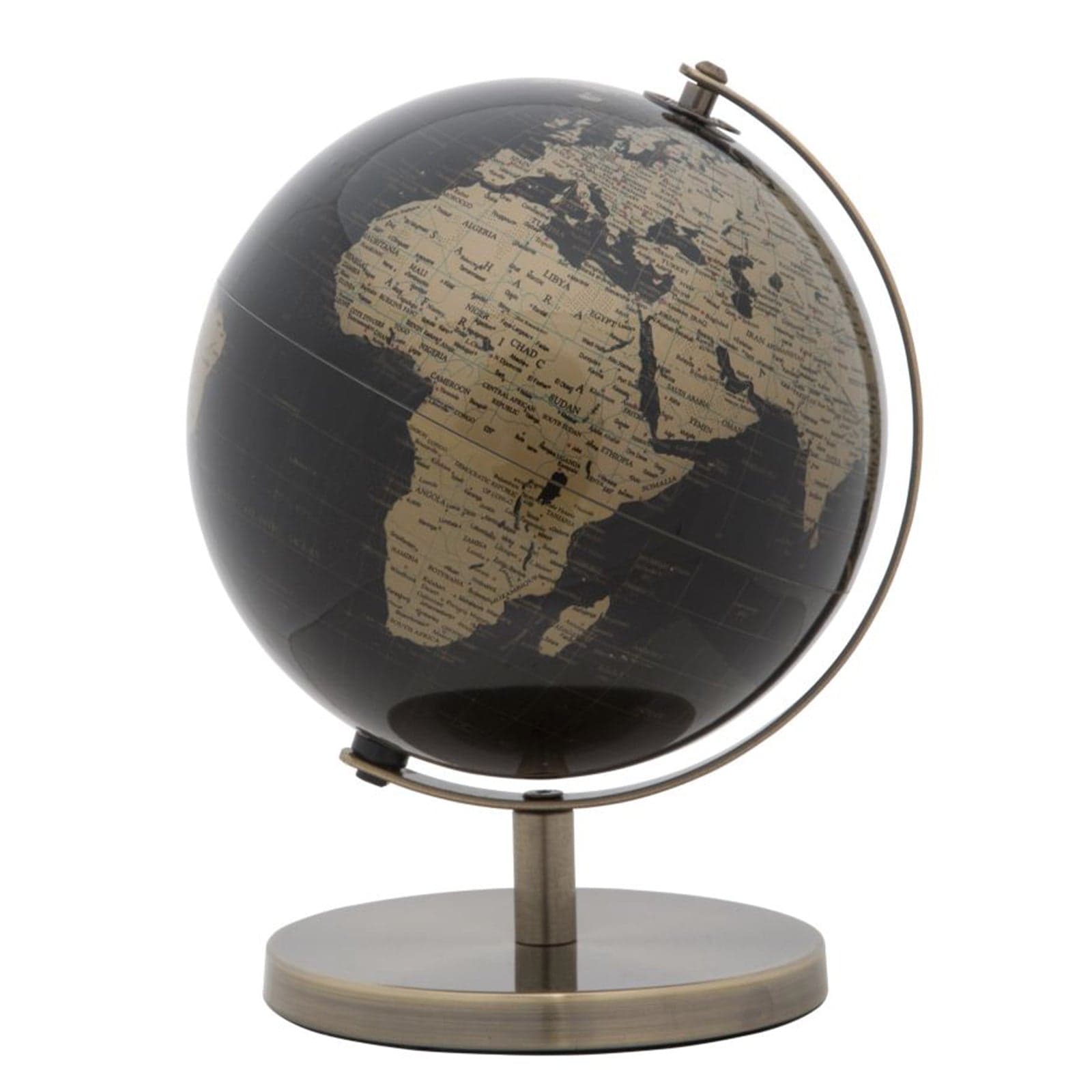 Mappamondo girevole con base in metallo per decorazione interni - 20