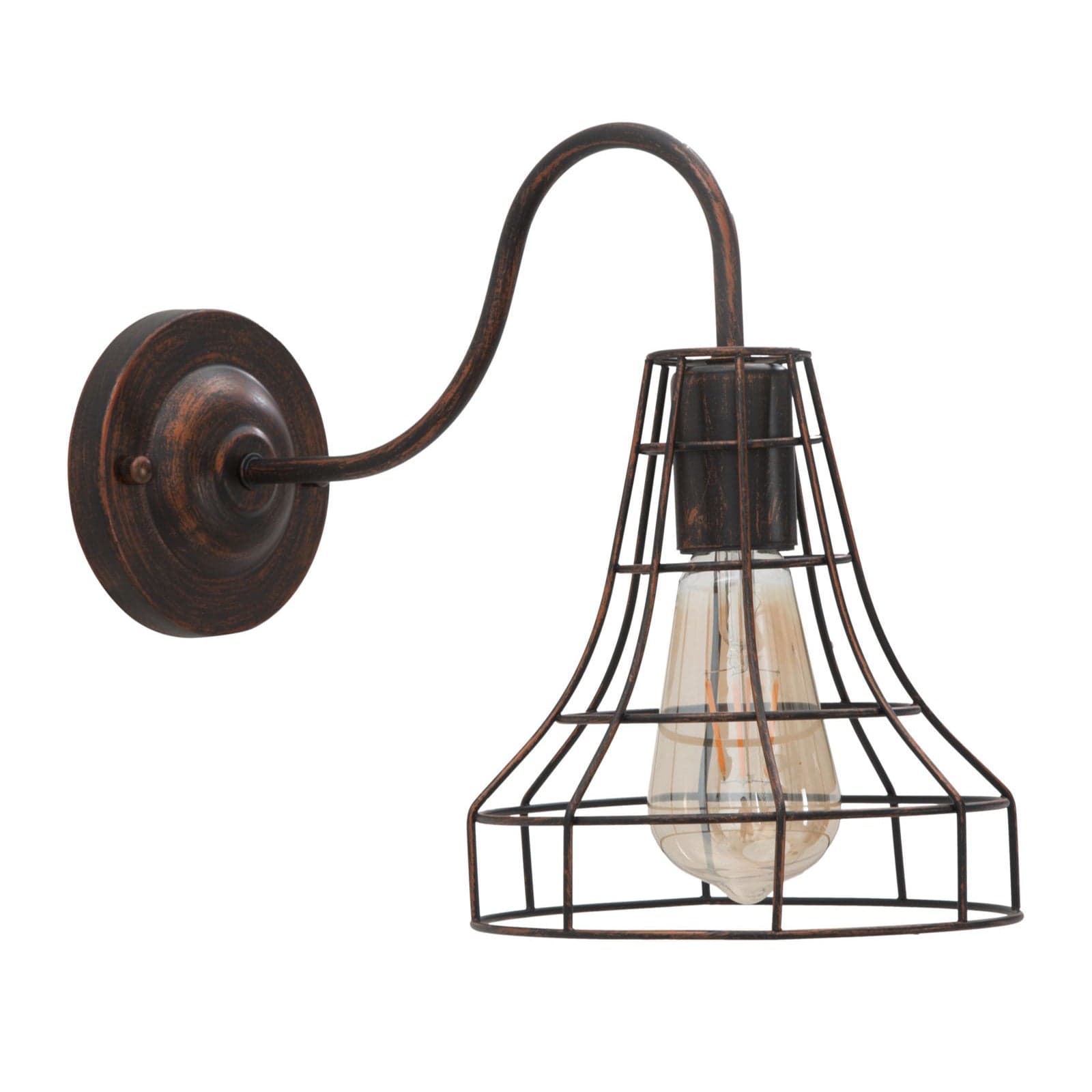 Lampada da muro con struttura in metallo per interni - 22
