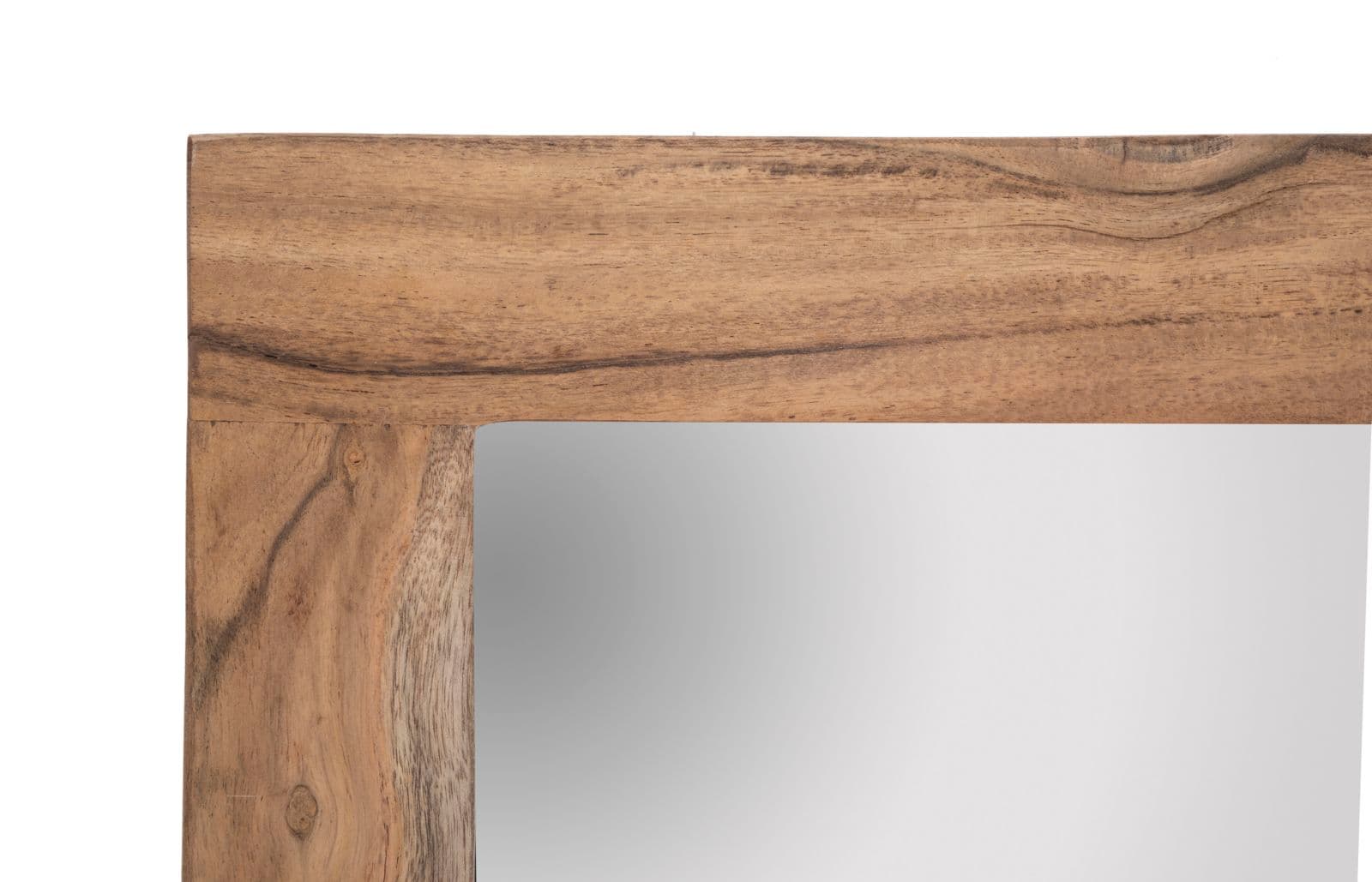 Specchio da parete "Mumbai" cornice in legno per salotti e camere da letto in Specchi da parete Decor Space - Altamura, commercioVirtuoso.it
