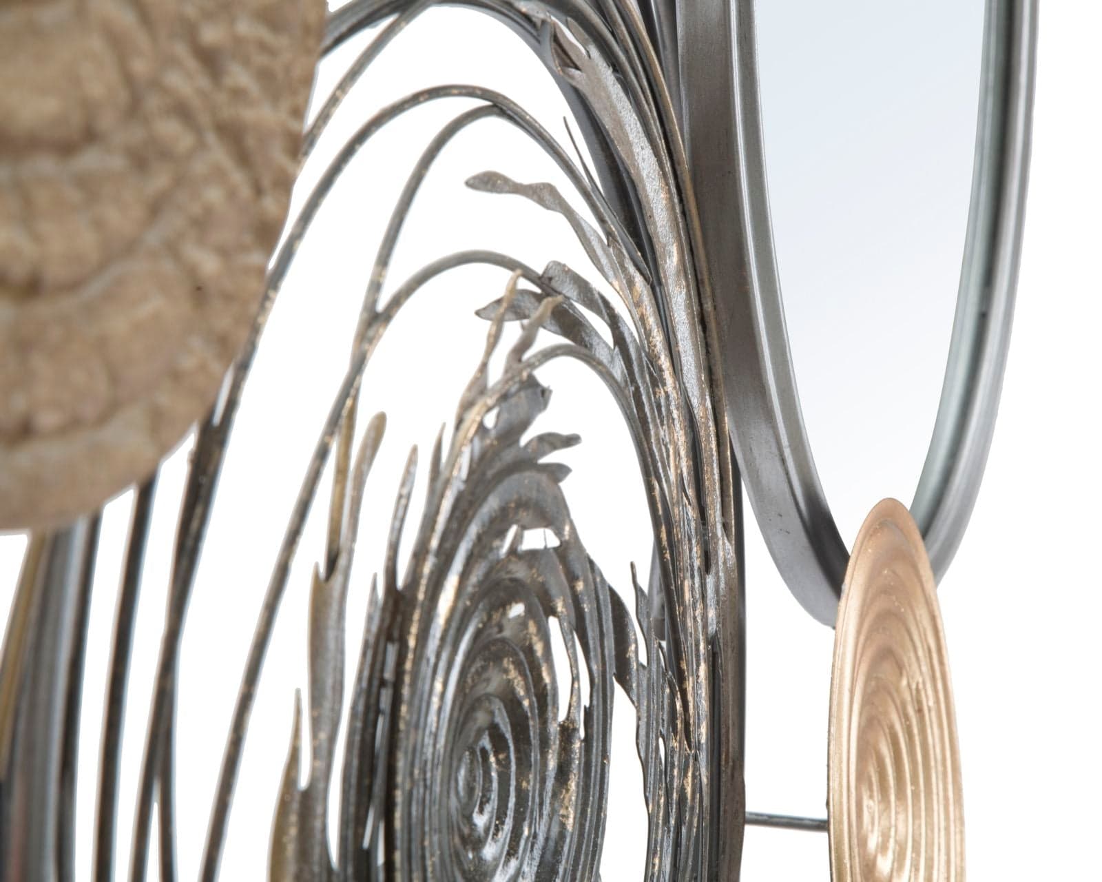 Pannello specchio decorativo struttura in ferro per decorazioni ambienti in Specchi da parete Decor Space - Altamura, commercioVirtuoso.it