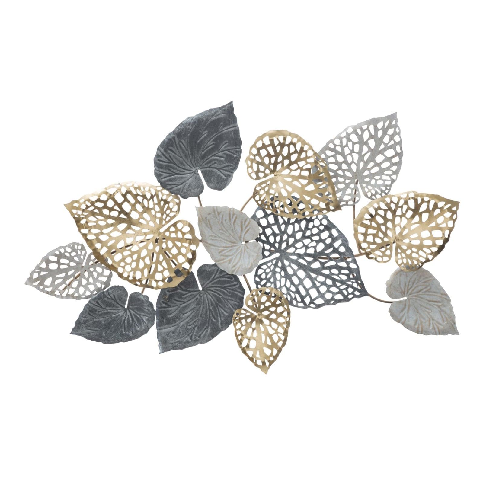 Composizione foglie decorative Ory in ferro per decorazioni ambienti - 17