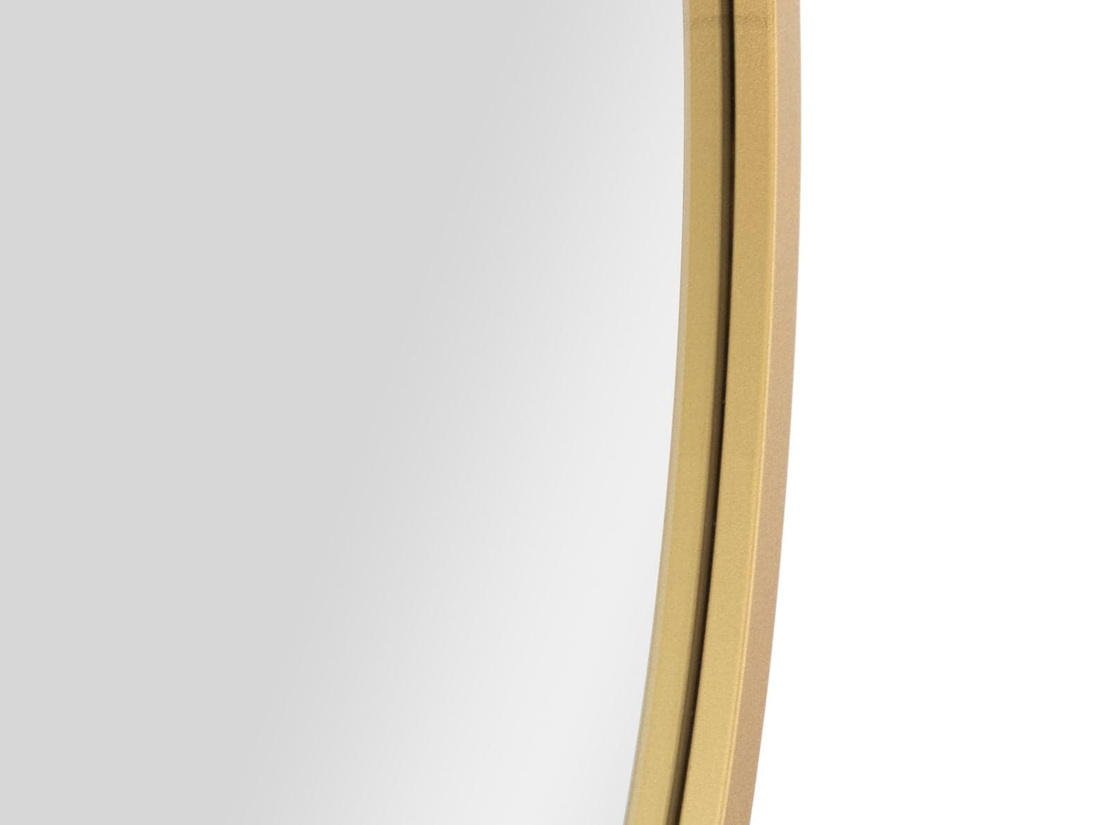 Specchio da parete in ferro color oro per bagni e camere da letto in Specchi da parete Decor Space - Altamura, commercioVirtuoso.it