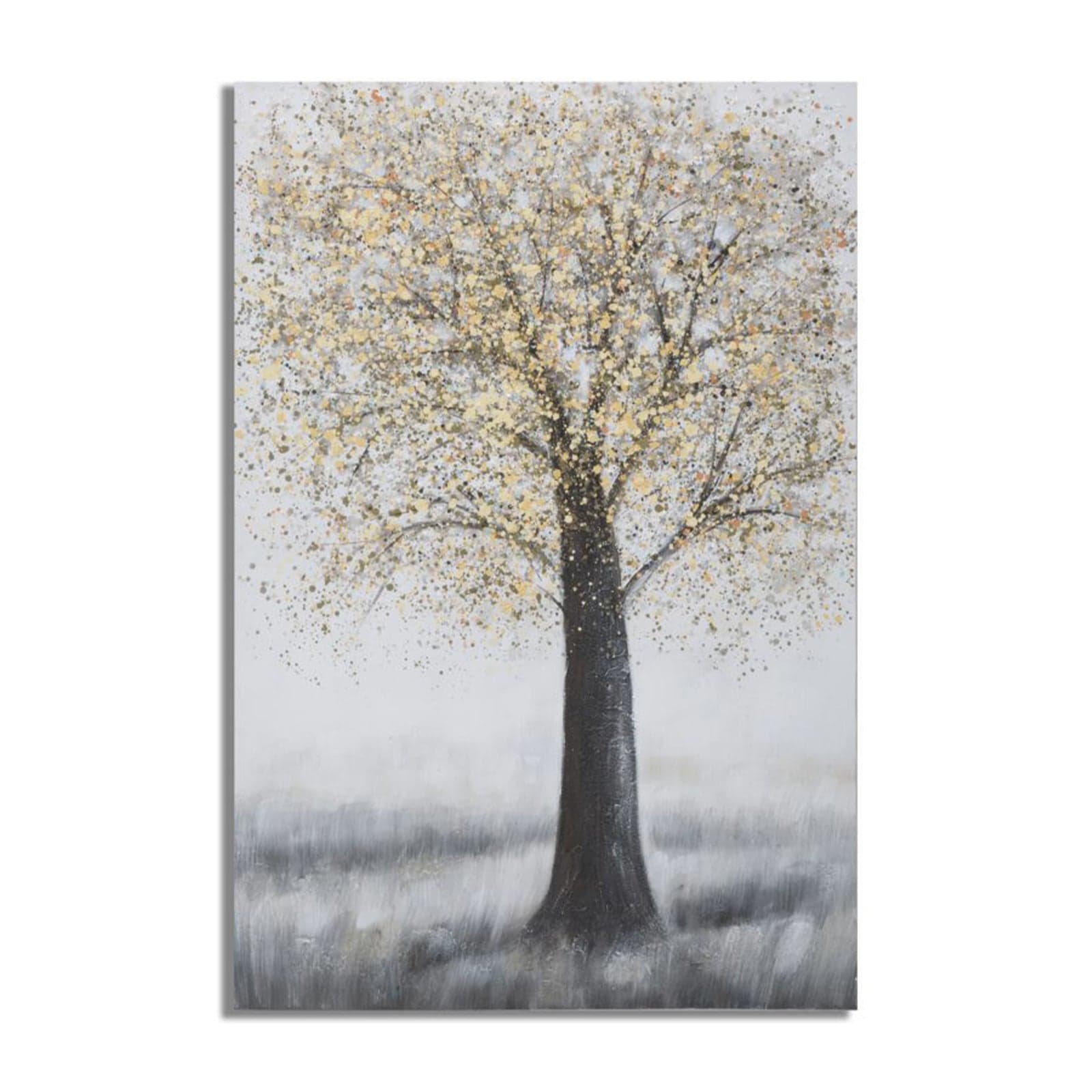 Dipinto su tela albero con intelaiatura in legno per decorazioni ambienti - 10
