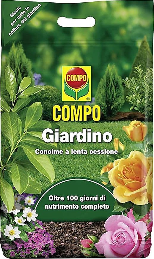 COMPO - 4kg - "GIARDINO" CONCIME A LENTA CESSIONE PER TUTTI I TIPI DI COLTURA