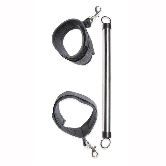 Barra divaricatrice bondage tubo 26 cm cavigliere sistema blocco BDSM fetish kit in prodotto Erosdom - Palmi, commercioVirtuoso.it