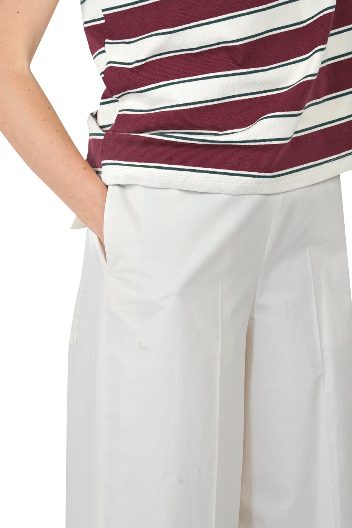 NIU - Pantalone - 450197 - Crema da donna in Pantaloni Drestige - Casamassima, commercioVirtuoso.it