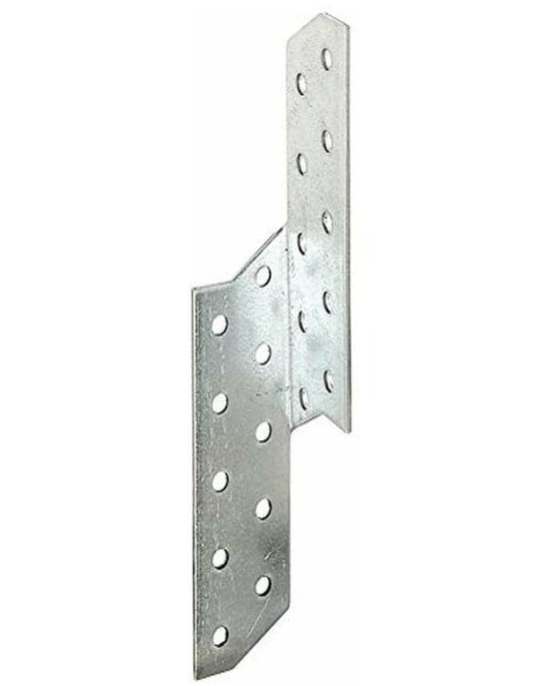 SUPPORTO ANCORANTE DI GIUNZIONE A "Z" 170x32x32MM - DESTRO - IN ACCIAIO ZINCATO