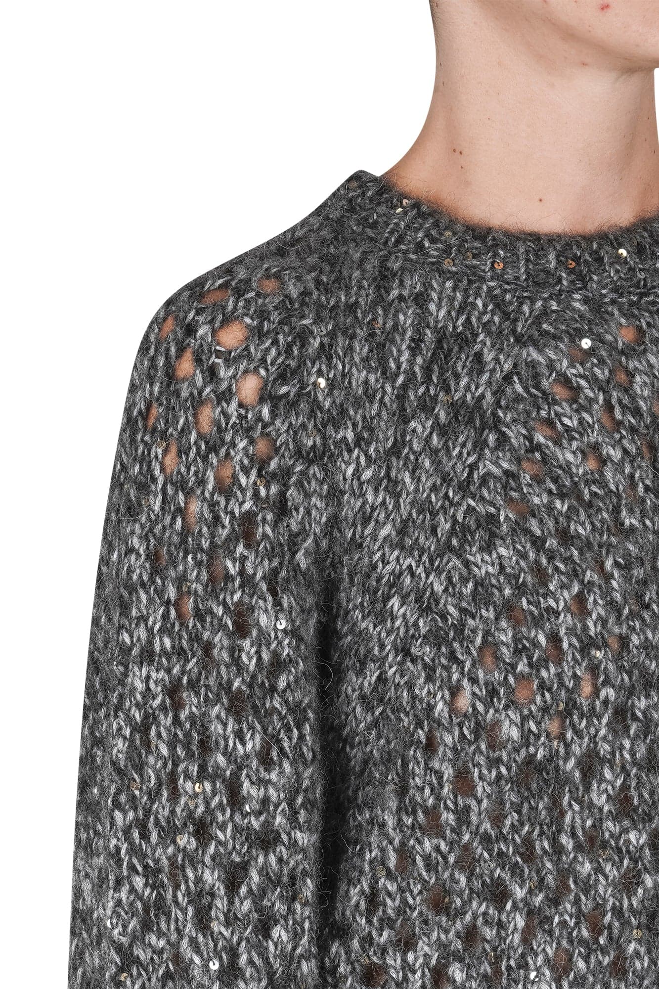 JUCCA Jucca - Maglia - 460866 - Nero/Grigio da donna in Felpe senza cappuccio Drestige - Casamassima, commercioVirtuoso.it