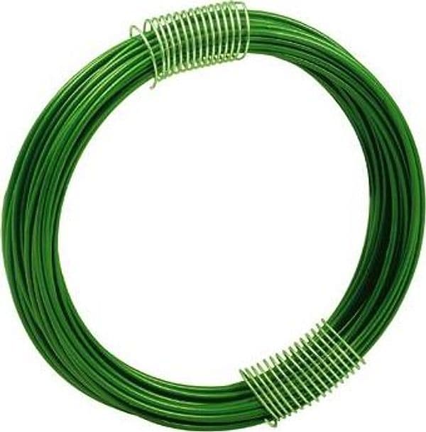 Filo Ferro Plastificato Verde 0,7-1,1 mm 20 mt. Vigor in Legami di torsione Taliachicce.it - Milazzo, commercioVirtuoso.it
