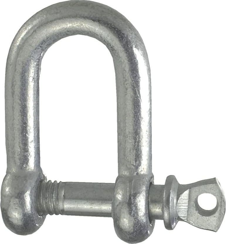 2 PEZZI - GRILLI A "D" IN ACCIAIO INOSSIDABILE M5x10MM - FORZA MASSIMA 10KG