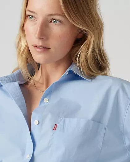 Levi's Camicia donna Harlie Boyfriend Shirt 001HM-0004 in Bluse e camicie Broadway Red - Barletta, commercioVirtuoso.it