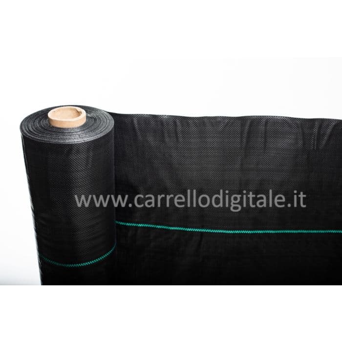 Telo professionale per pacciamatura anti alga/ erbacce in polipropilene 210cm x 40m - 100gr/mq in Barriere di tessuto per erbacce CarrelloDigitale.it - Seclì, commercioVirtuoso.it