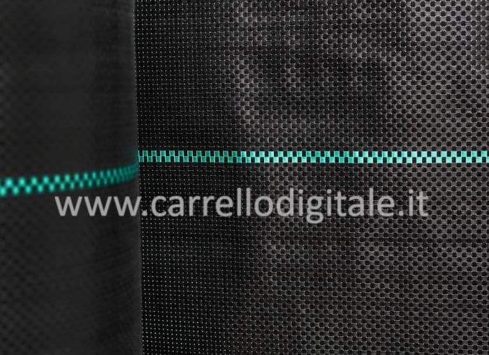Telo professionale per pacciamatura anti alga/ erbacce in polipropilene 210cm x 40m - 100gr/mq in Barriere di tessuto per erbacce CarrelloDigitale.it - Seclì, commercioVirtuoso.it