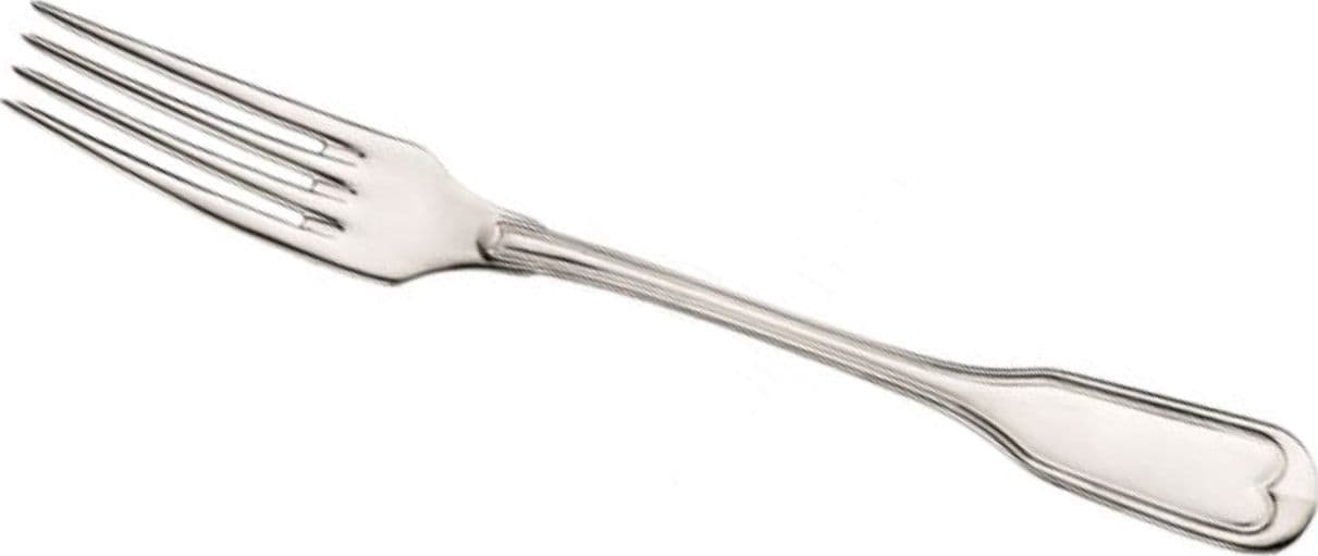PINTI INOX - CONFEZIONE 12 PEZZI - FORCHETTA "VETTORIALE" DA TAVOLA 20,9CM - IN ACCIAIO INOSSIDABILE