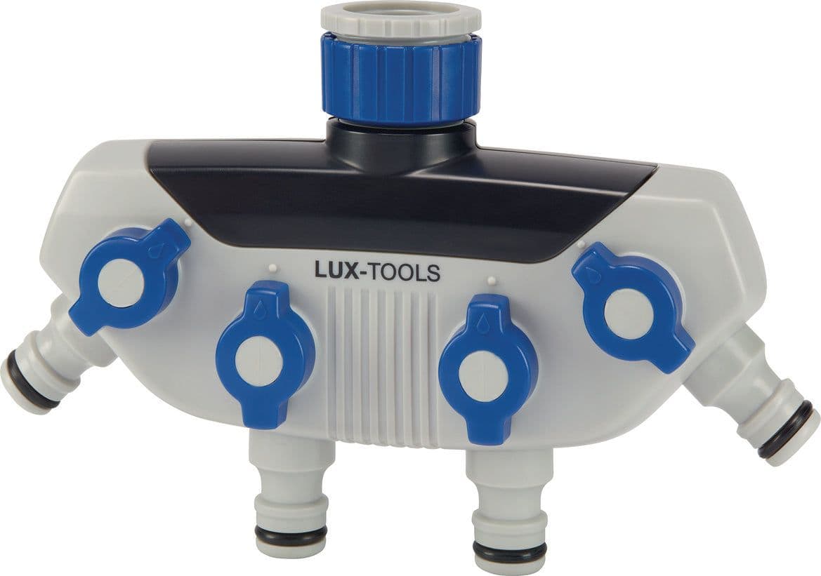 LUX TOOLS - ALIMENTAZIONE QUADRUPLA CON VALVOLA "LUX COMFORT" PER RUBINETTO DA 3/4"