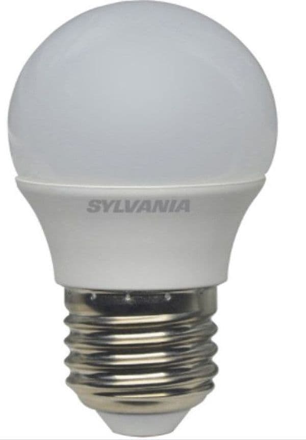 SYLVANIA - LAMPADINA "TOLEDO BALL" SFERA SATINATA - 5,5W 470LM E27 4000K