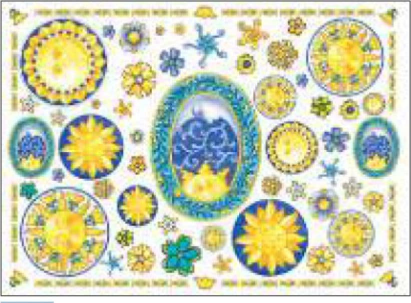CALAMBOUR - FOGLIO DI CARTA DECOUPAGE "DECO EASY - DE 11"