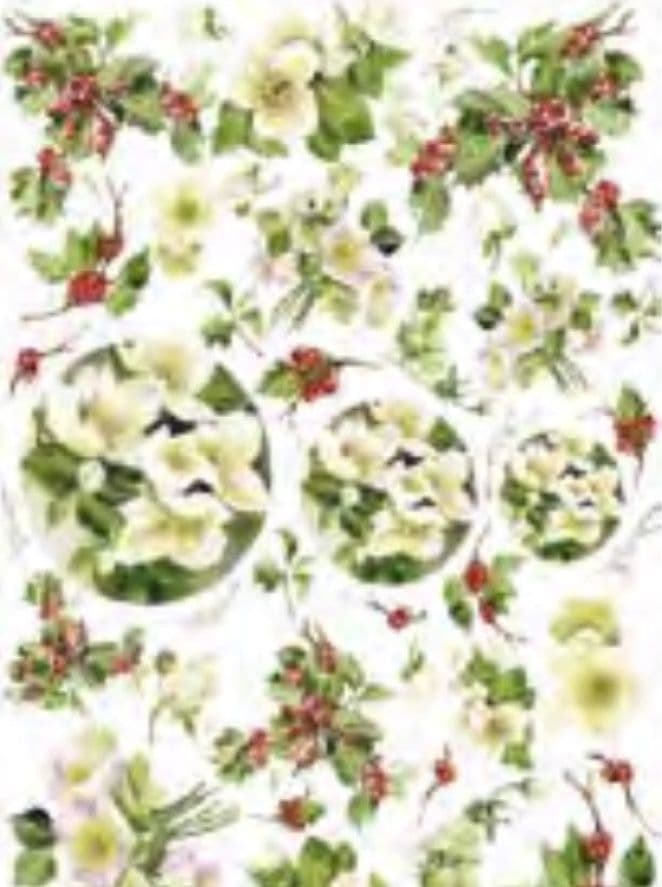 CALAMBOUR - FOGLIO DI CARTA DECOUPAGE "DECO EASY DE 05"