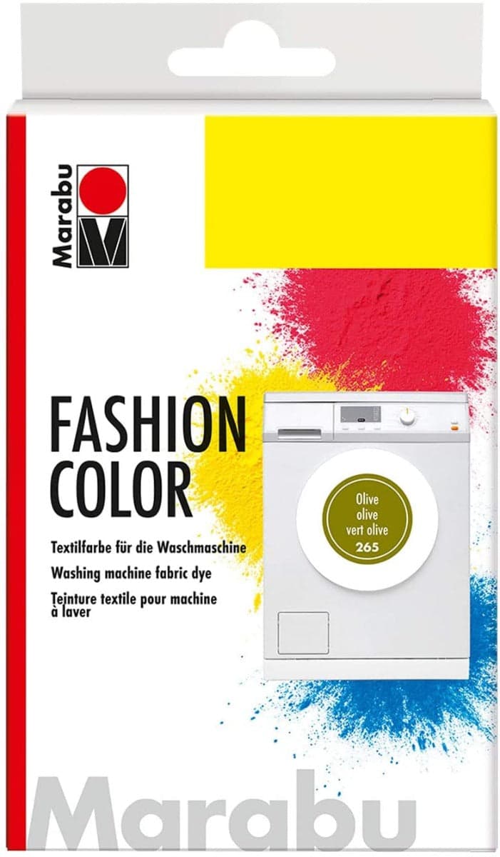 MARABU - 30gr - PITTURA TESSILE "FASHIONCOLOR" PER LAVATRICE - COLORE VERDE OLIVA 265