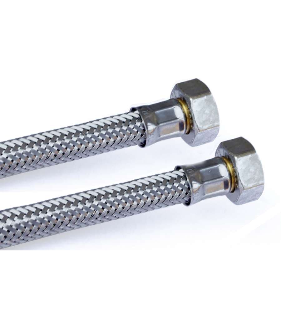 MASIDEF - ATTACCHINO FLESSIBILE FEMMINA F 3/8" - F 3/8"- 400MM