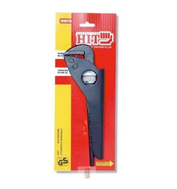 HIT - PINZA GIRATUBI PER IDRAULICO MODELLO "BLITZ" 175MM