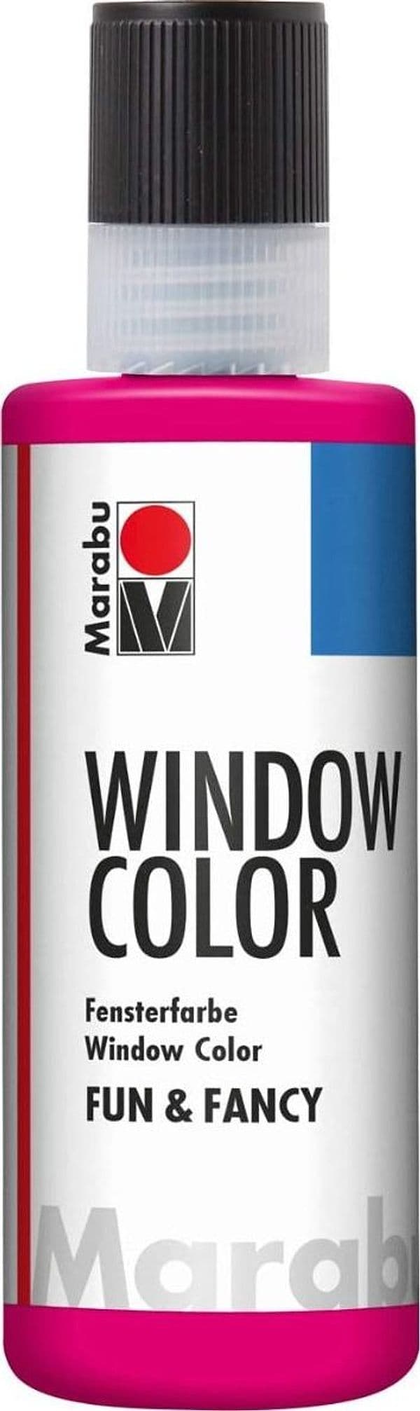 MARABU - "FUN&FANCY" COLORE A BASE D'ACQUA PER VETRI 8OML - COLORE LAMPONE 005