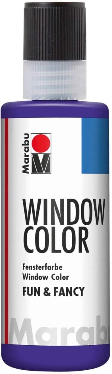 MARABU - "FUN&FANCY" COLORE A BASE D'ACQUA PER VETRI 8OML - COLORE VIOLETTO 251