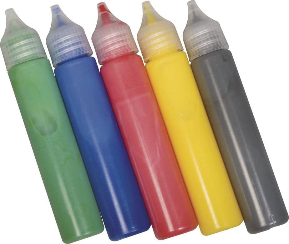RAYHER - 5x25ml - KIT PITTURA 5 COLORI "WINDOW COLOR" PER BAMBINI in Lavorazione vetro colorato Stockdoc - Terni, commercioVirtuoso.it