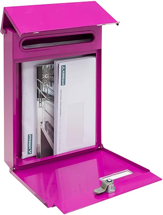 ARREGUI - CASSETTA PER POSTA DA ESTERNO - REALIZZATA IN ACCIAIO COLOR MAGENTA - LINEA "LINE" in Cassette postali con fissaggio a parete Stockdoc - Terni, commercioVirtuoso.it