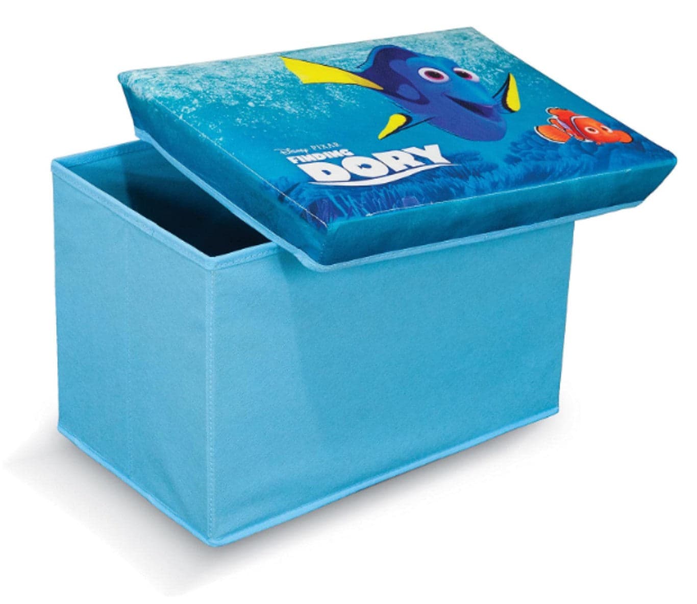 DOMOPAK - POUF CON COPERCHIO "LIVING" PER ORGANIZZAZIONE CAMERETTA 49x31x31CM - RAPPRESENTAZIONE CARTONE "CARS"- "FROZEN"- "ALLA RICERCA DI DORY"** in Portagiochi Stockdoc - Terni, commercioVirtuoso.it