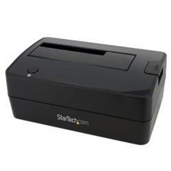 Startech.com docking station per hard disk a singolo slot - dock usb 3.0 (5 gbps) per hard drive hdd/ssd sata i/ii/iii da 2,5/3,5\" esterni - dock station per disco rigido con carica dall'alto - SATDOCKU3S