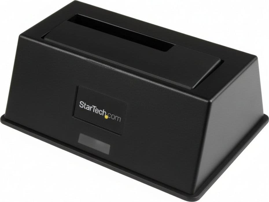 Startech.com docking station per hard disk a singolo slot - dock usb 3.0 (5 gbps) per hard drive hdd/ssd - dock station per disco rigido esterno sata i/ii/iii da 2,5/3,5\" con carica dall'alto - SDOCKU33BV