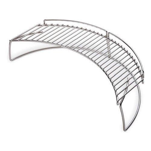 Griglia barbecue weber 8417 scaldavivande cromo lucido