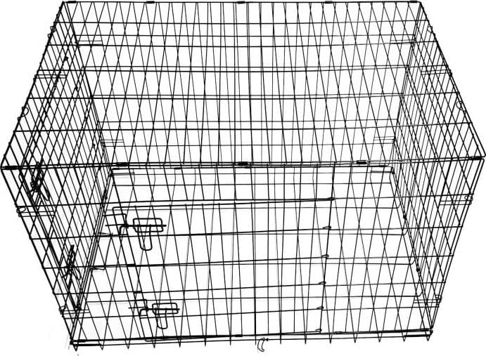 Gabbia robusta per Cani, Gatti e Animali di Piccola Taglia - dimensioni generose 108 x 72 x H 77 cm in Gabbiette CarrelloDigitale.it - Seclì, commercioVirtuoso.it