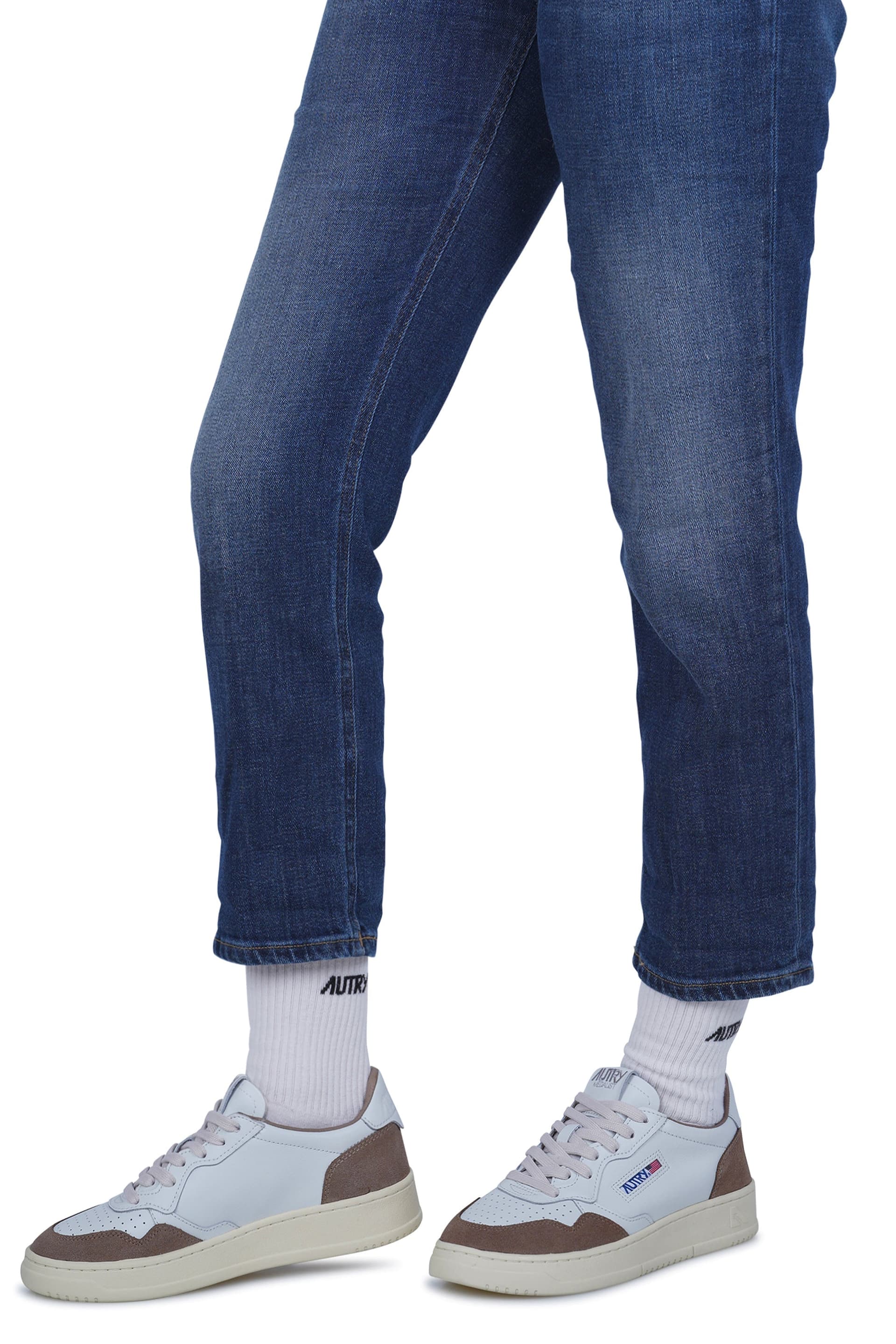 AUTRY Autry - Sneakers - 470563 - Bianco/Tabacco da donna in Sneaker casual Drestige - Casamassima, commercioVirtuoso.it