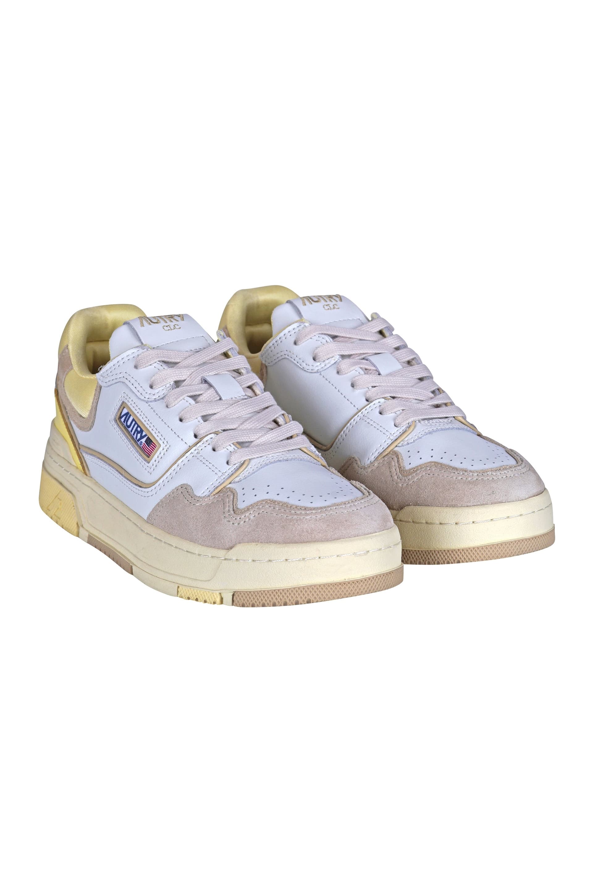 AUTRY Autry - Sneakers - 470575 - Bianco/Giallo da donna in Sneaker casual Drestige - Casamassima, commercioVirtuoso.it