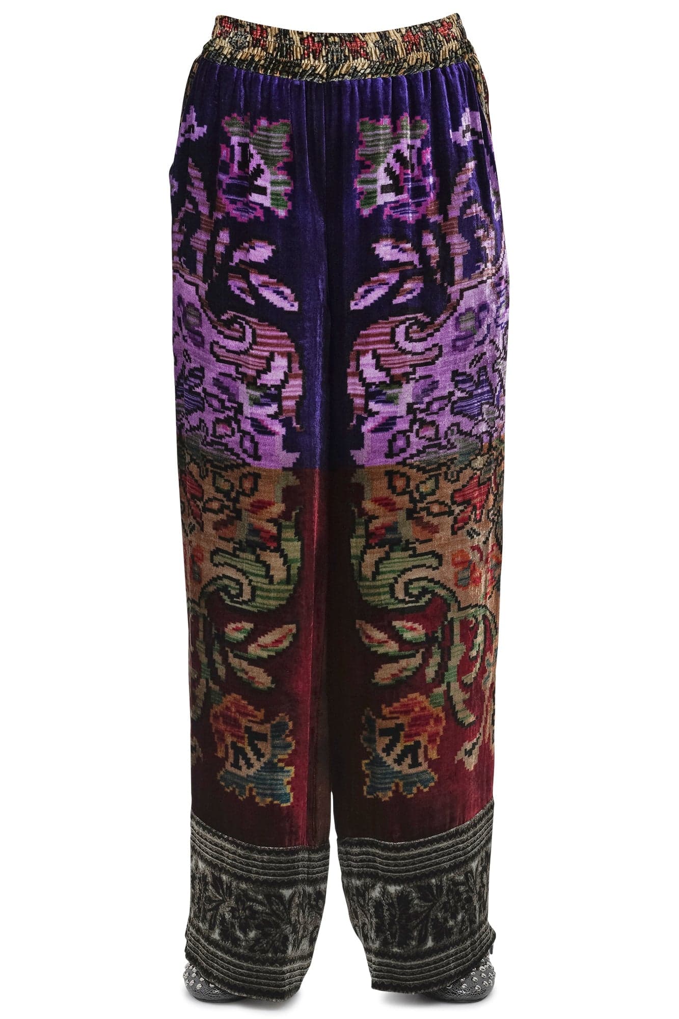 PIERRE-LOUIS MASCIA Pierre-Louis Mascia - Pantalone - 460160 - Viola/Bordeaux da donna in Pantaloni Drestige - Casamassima, commercioVirtuoso.it