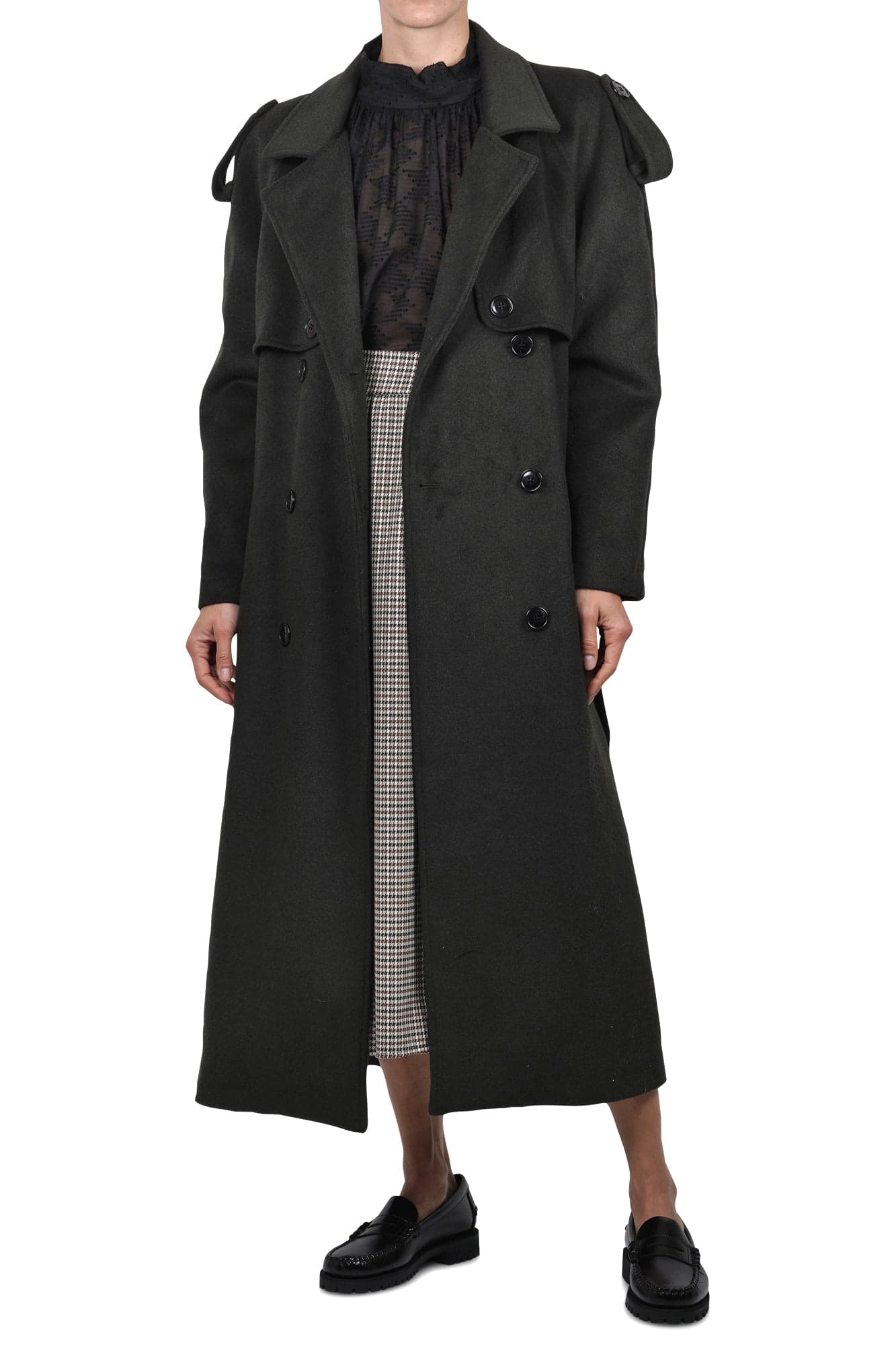 LA FEMME BLANCHE La Femme Blanche - Cappotto - 461449 - Verdone da donna in Cappotti Drestige - Casamassima, commercioVirtuoso.it