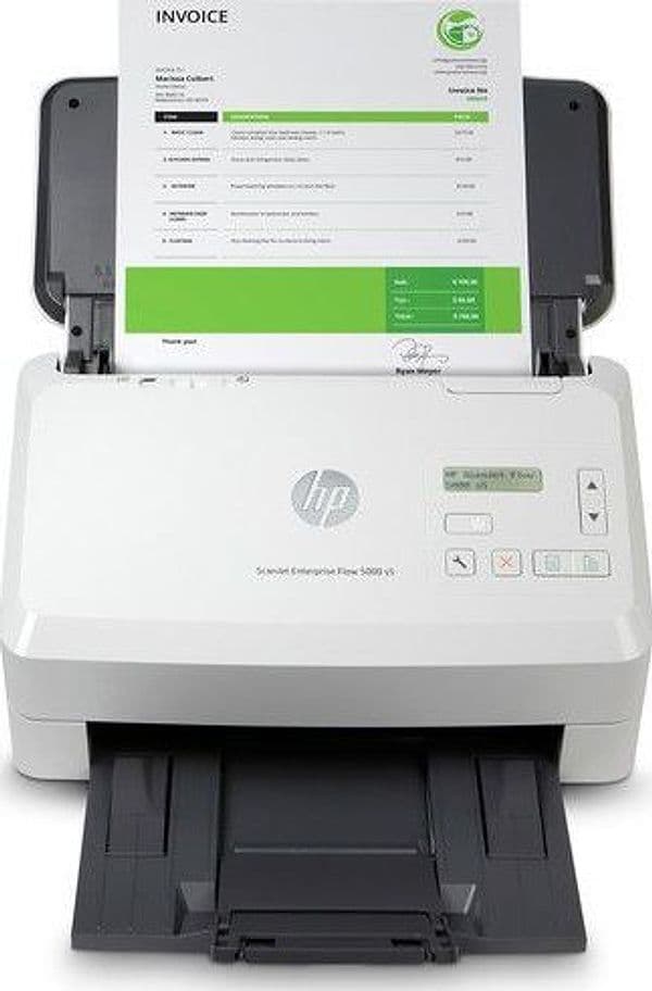 Hp scanjet enterprise flow 5000 s5 scanner a foglio 600 x 600 dpi a4 bianco - 6FW09A#B19