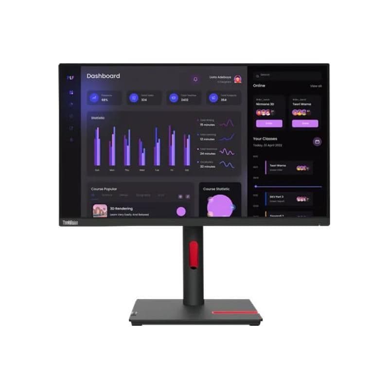 Lenovo thinkvision t24i-30 led display 60,5 cm (23.8\") 1920 x 1080 pixel full hd nero - 145898