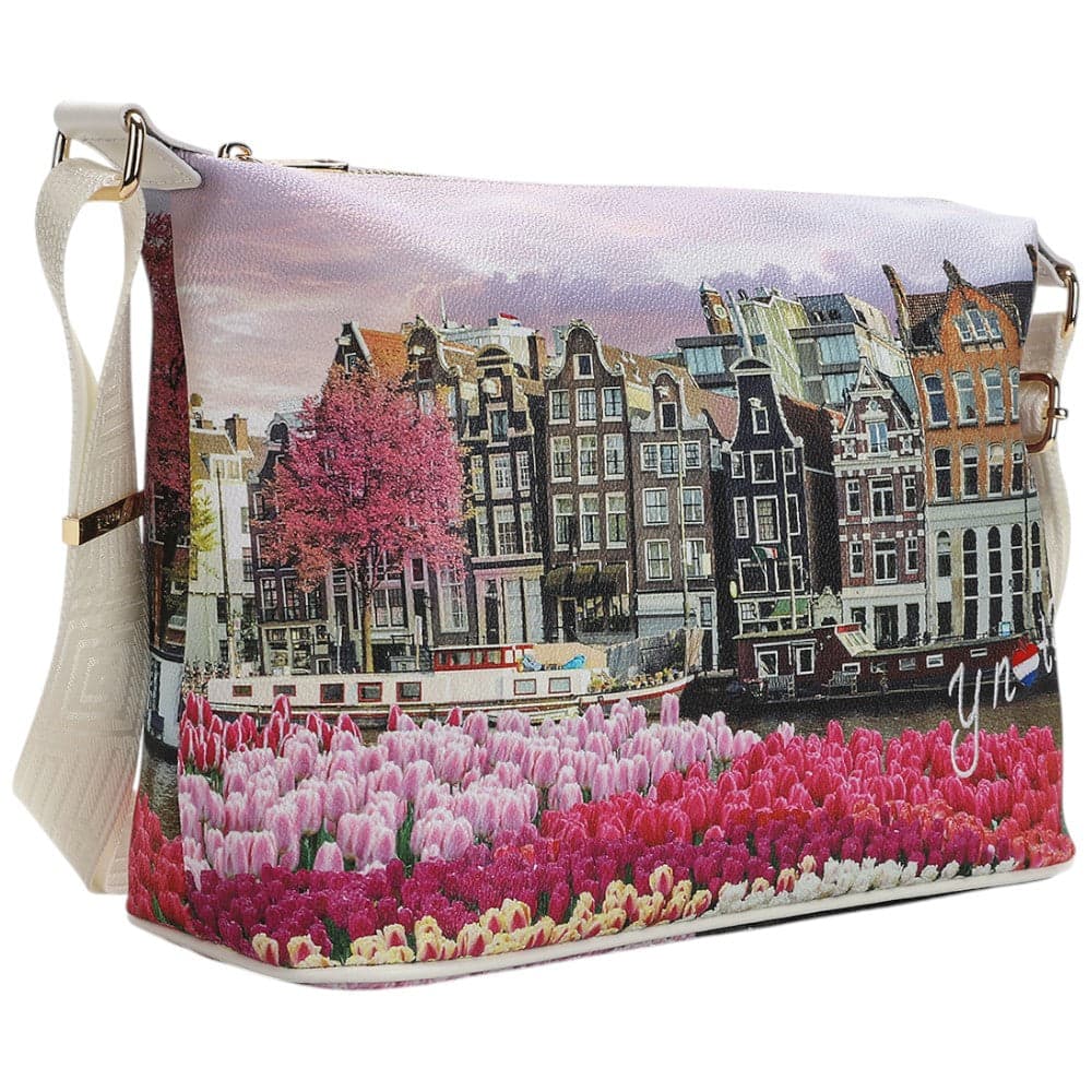 YNot borsa hobo bag Londra Amsterdam Tulips YES607S4 in Borse a spalla Prodotti di Classe - Nocera Superiore, commercioVirtuoso.it