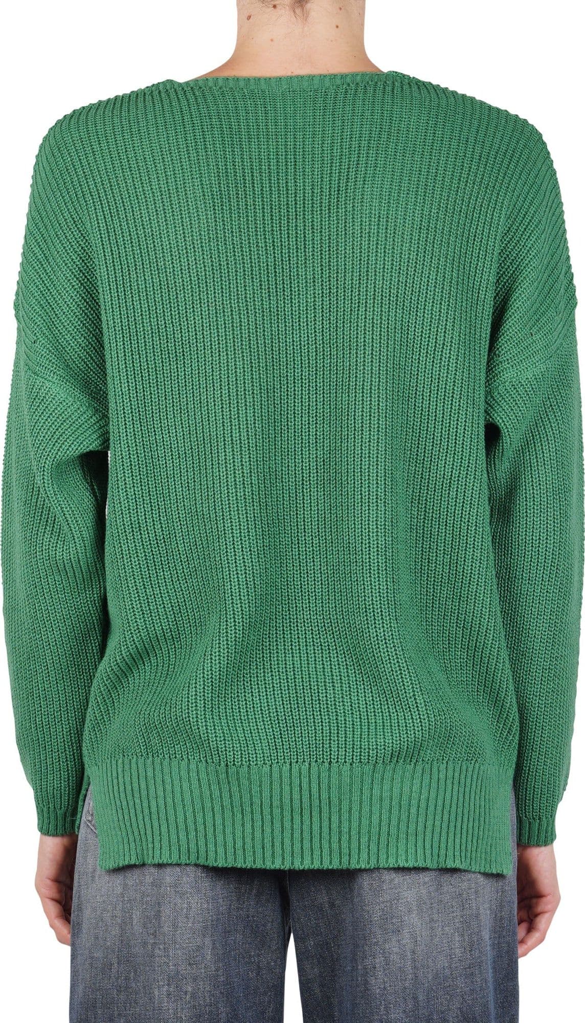 LA FEMME BLANCHE La Femme Blanche - Maglia - 461399 - Verde da donna in Felpe senza cappuccio Drestige - Casamassima, commercioVirtuoso.it