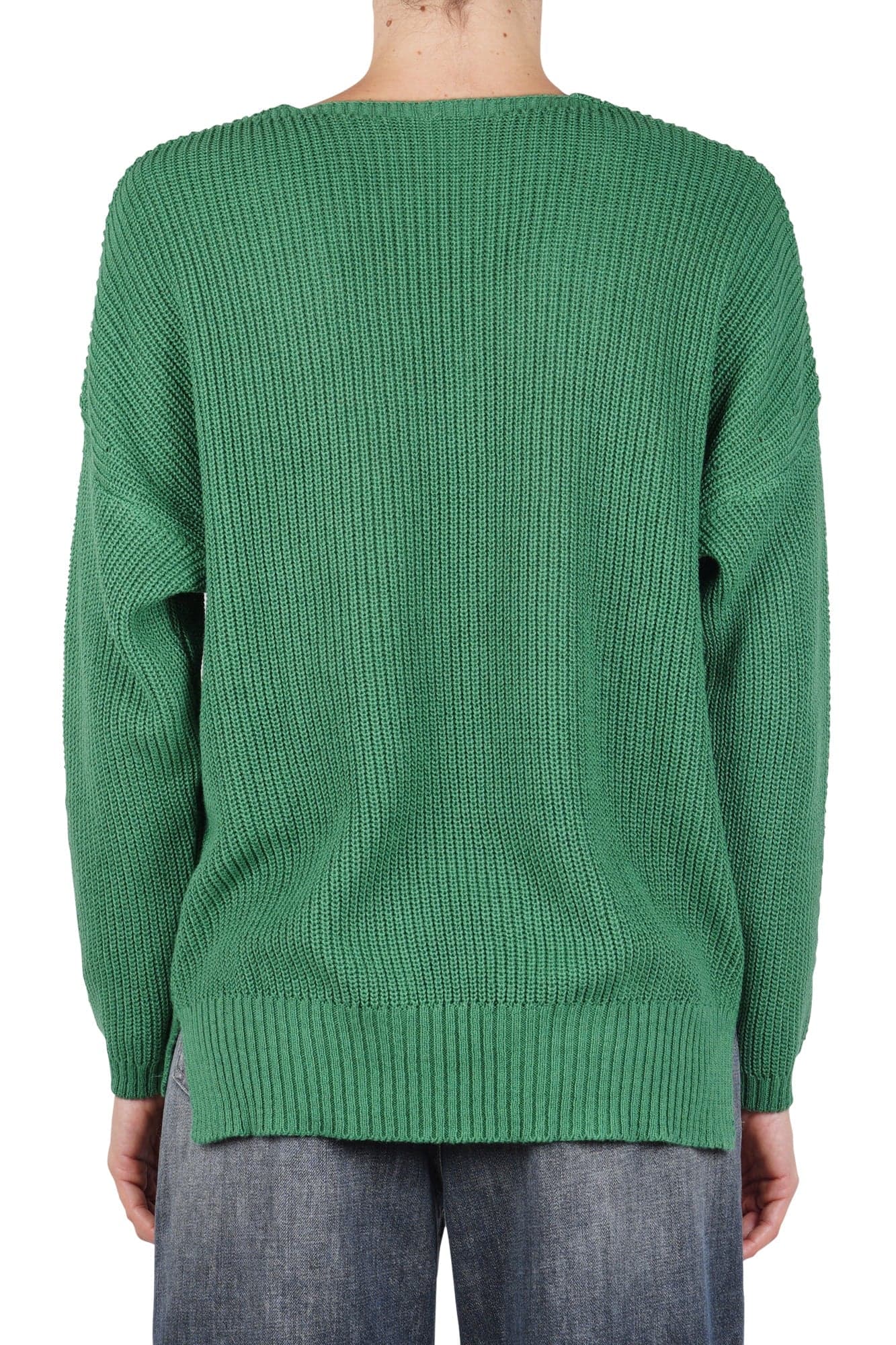 LA FEMME BLANCHE La Femme Blanche - Maglia - 461399 - Verde da donna in Felpe senza cappuccio Drestige - Casamassima, commercioVirtuoso.it