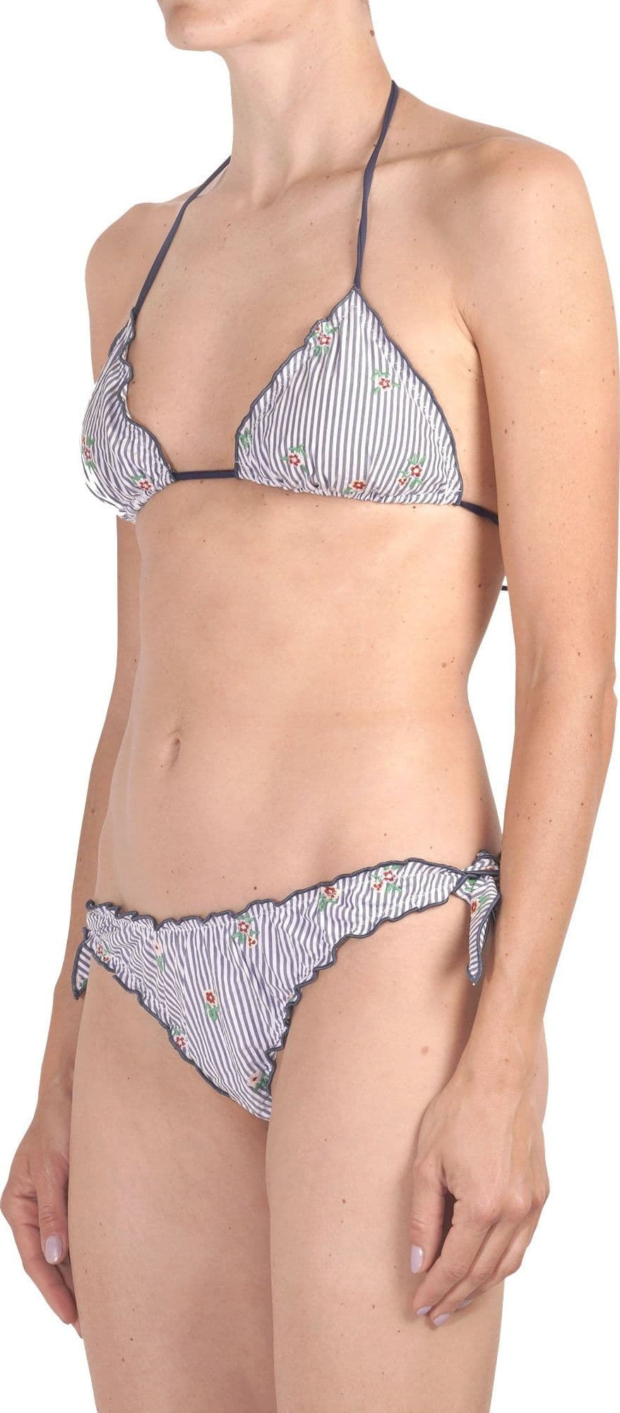 MC2 SAINT BARTH MC2 Saint Barth - Bikini - 451552 - Blu/Bianco da donna in Reggiseni Drestige - Casamassima, commercioVirtuoso.it