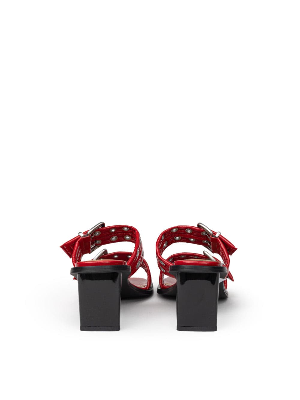 GANNI Sandali Mules Due Fasce con Borchie Forate Ganni da donna in Sandali moda Drestige - Casamassima, commercioVirtuoso.it