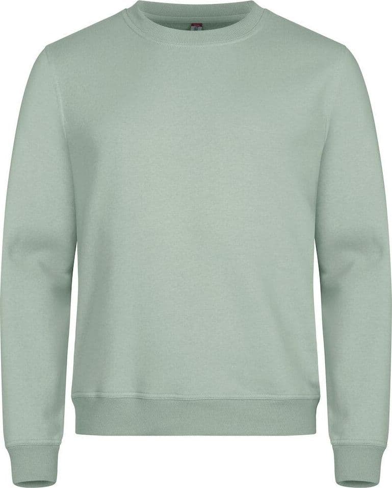 Felpa Clique Miami Verde Salvia Girocollo Taglie Forti in Felpe con cappuccio e felpe Dresswork - Como, commercioVirtuoso.it