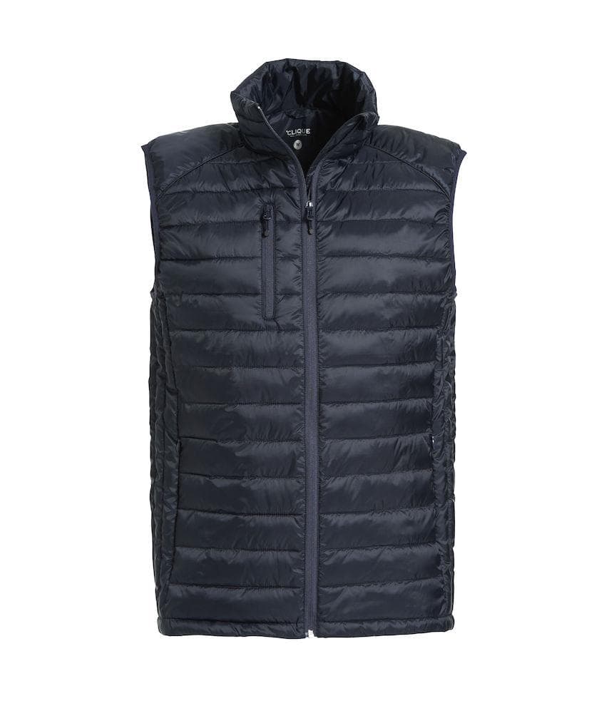 Gilet Hudson Blu Piumino Smanicato con Tasche Taglie Forti in Giacche impermeabili Dresswork - Como, commercioVirtuoso.it