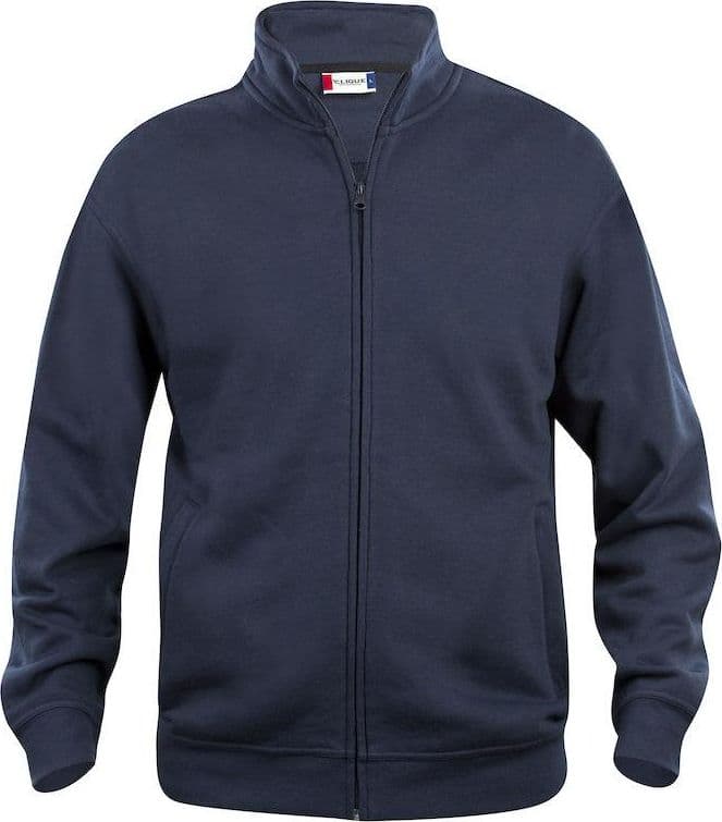 Felpa Basic Cardigan Blu Giacca in Felpa con Zip Intera e Tasche Uomo Taglie Forti in Felpe senza cappuccio Dresswork - Como, commercioVirtuoso.it
