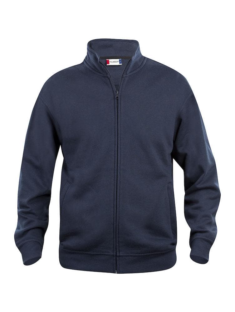Felpa Basic Cardigan Blu Giacca in Felpa con Zip Intera e Tasche Uomo Taglie Forti in Felpe senza cappuccio Dresswork - Como, commercioVirtuoso.it